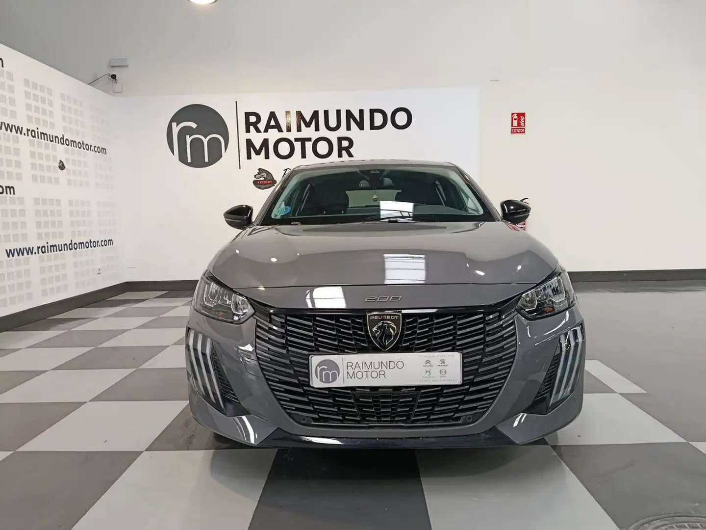 Peugeot 208 Allure Hybrid 100 e-DCS6 Gris - 2