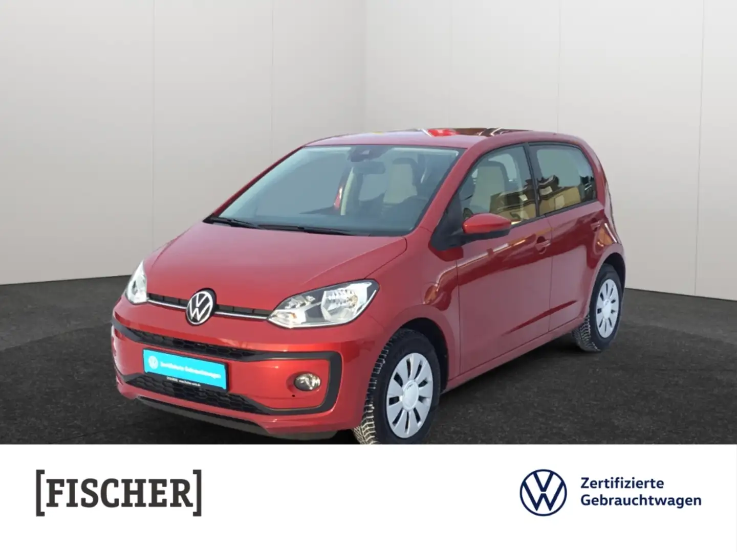 Volkswagen up! 1.0 move Klima Sitzheizung Rot - 1