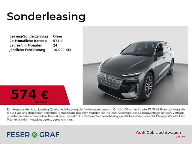 2026 Audi A6 E-Tron in Grey for sale