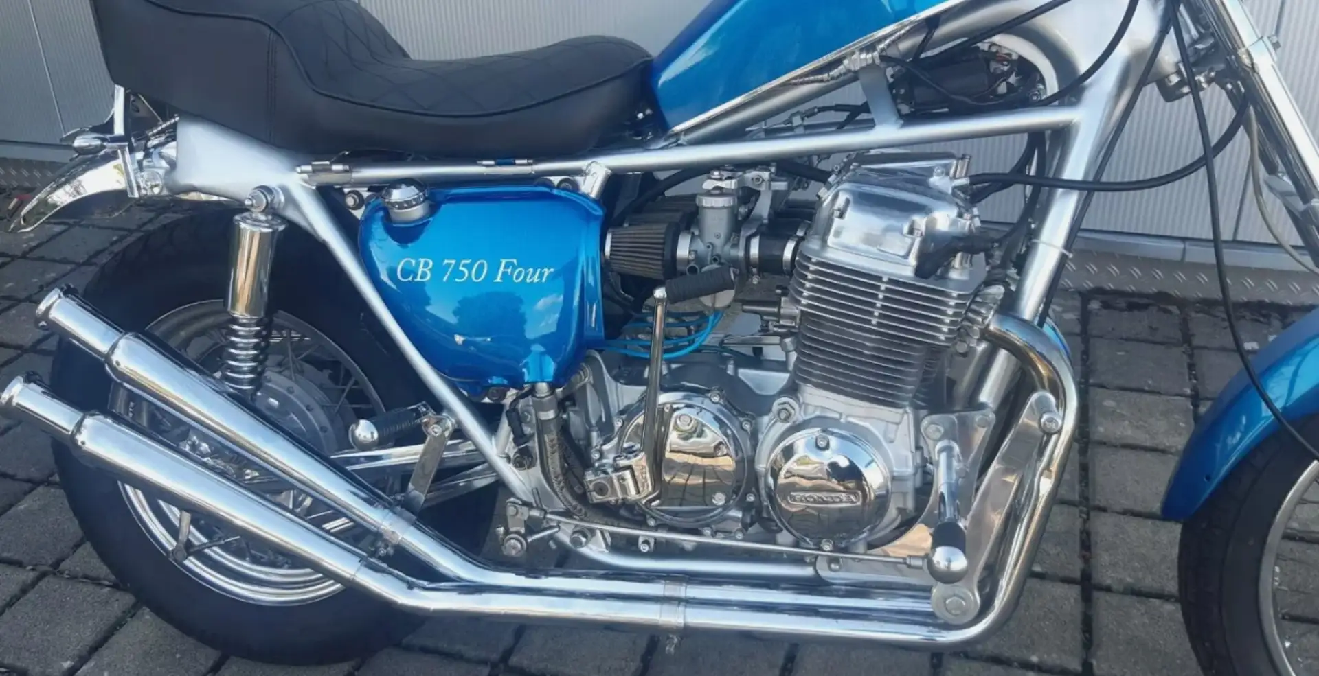 Honda CB 750 four Bleu - 1