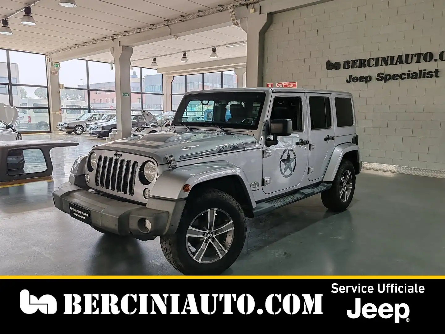 Jeep Wrangler Wrangler Unlimited 2.8 crd Polar auto E5+ PERFETTA Grigio - 1