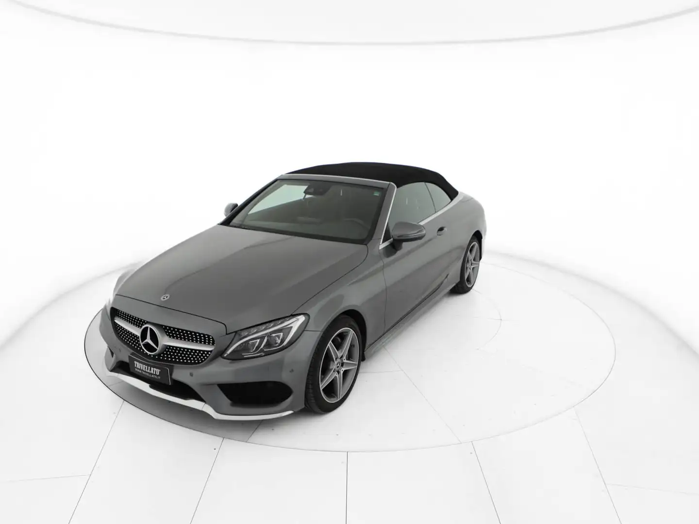 Mercedes-Benz C 220 cabrio 220 d premium 4matic auto Argento - 1