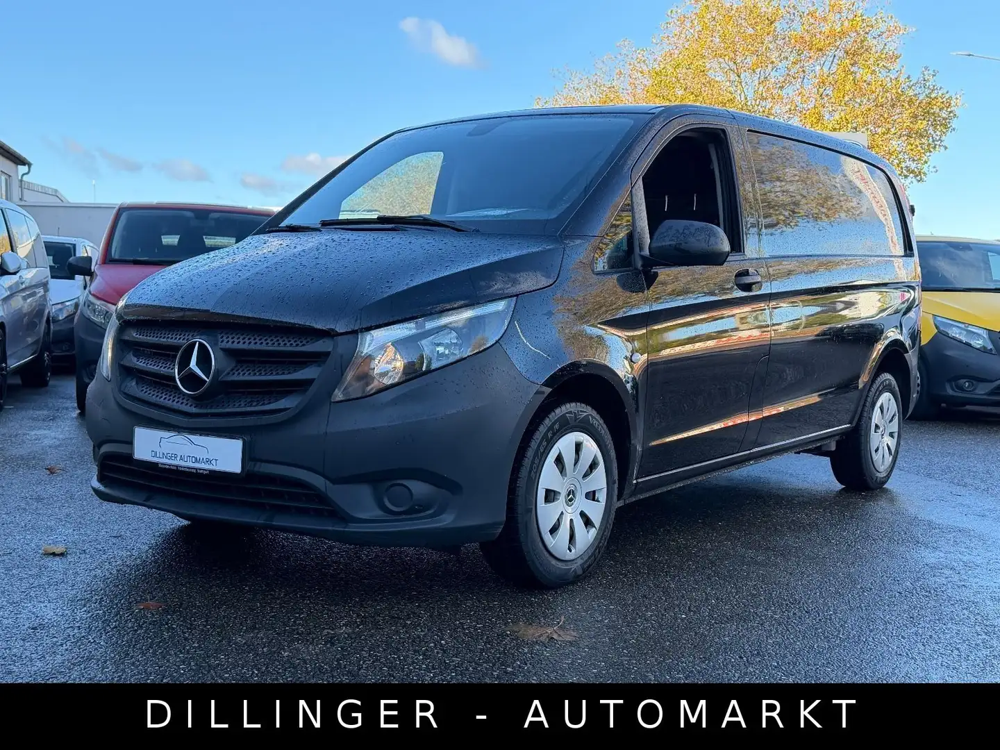 Mercedes-Benz Vito Kasten 114 HA kompakt KLIMA Temp AHK 3Sitze Schwarz - 2