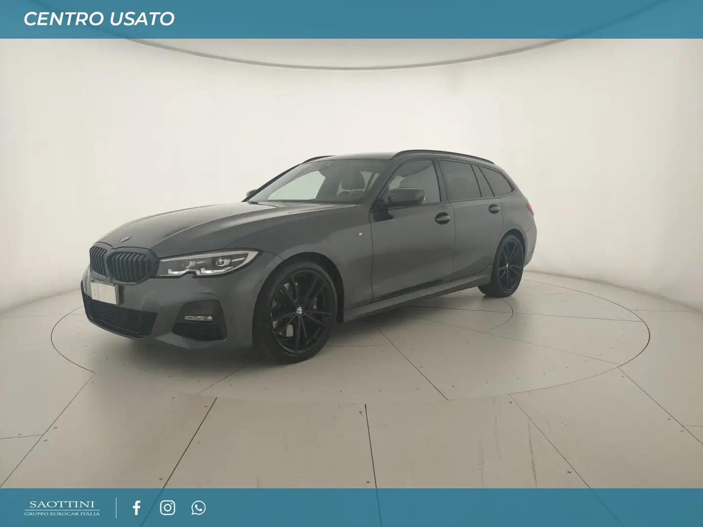 BMW 320 320d Touring Xdrive Msport Auto Grigio - 1