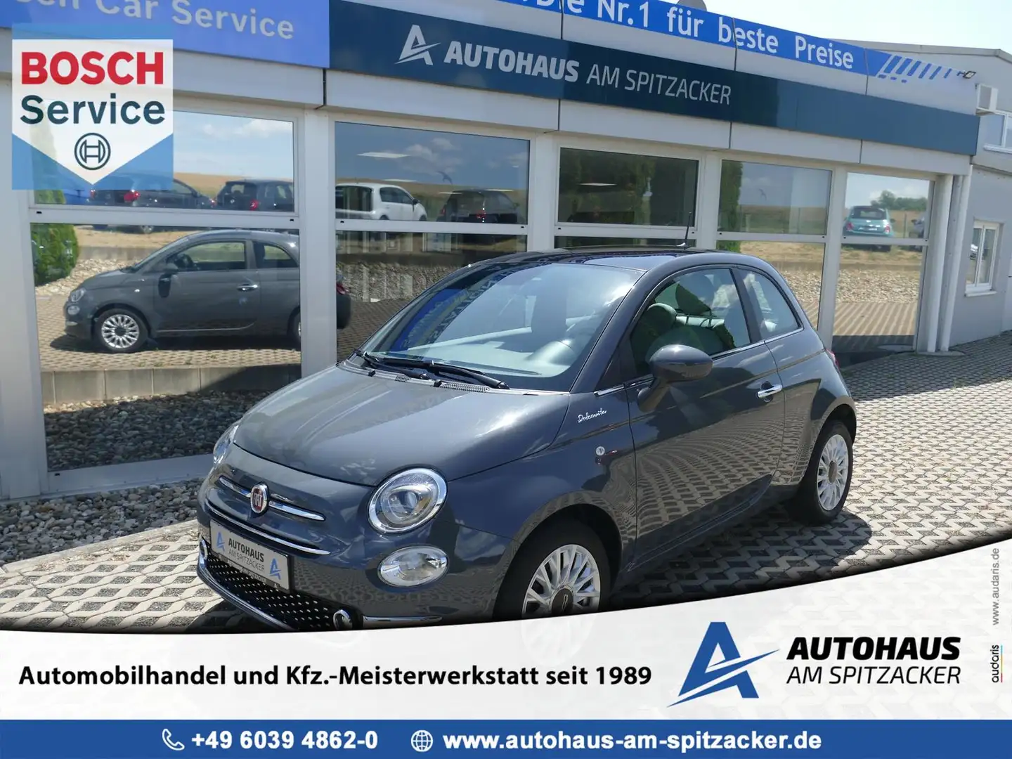 Fiat 500 DolceVita PANO NAVI DAB TEMP APPLE/ANDROID Grau - 1