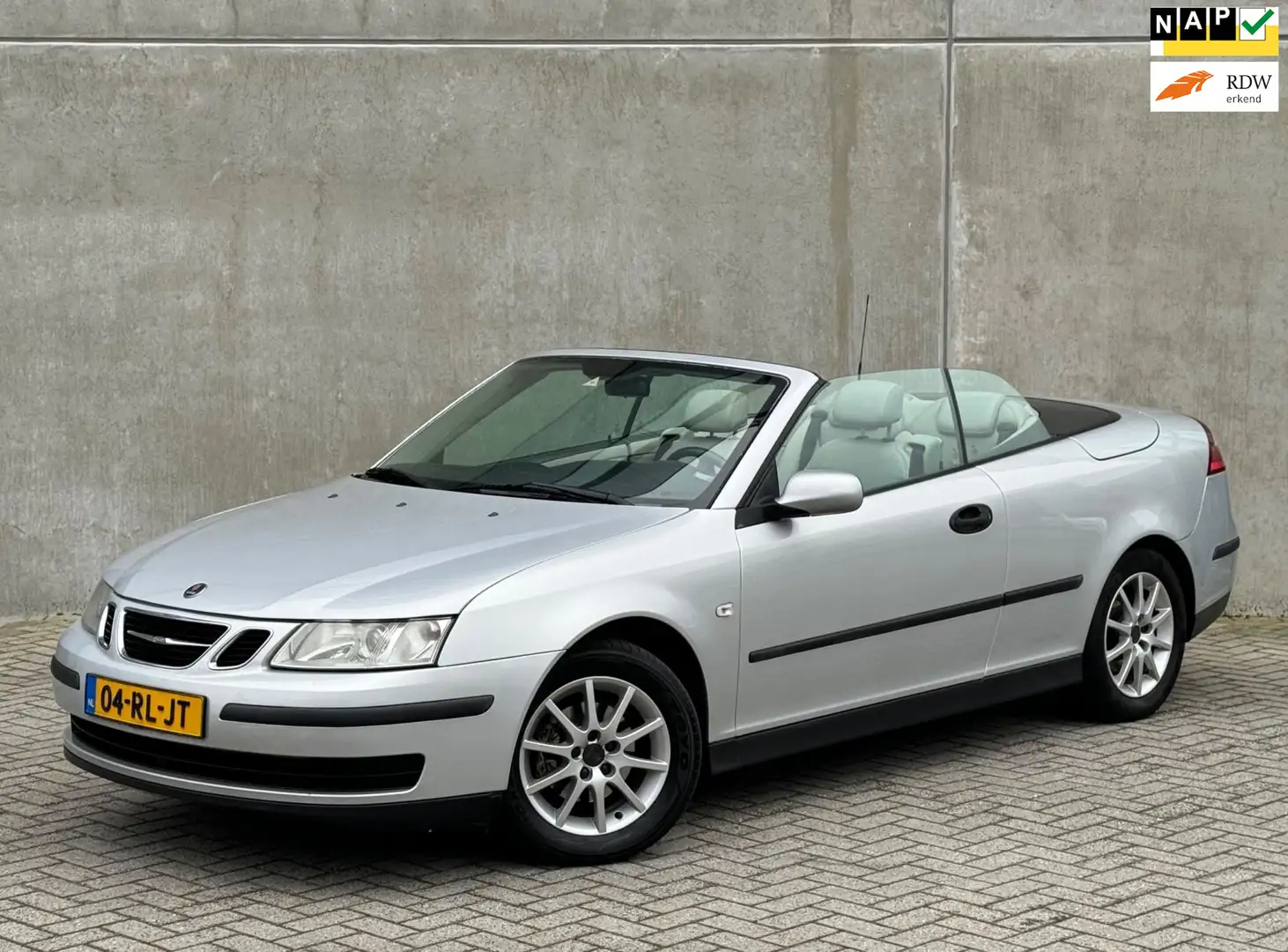 Saab 9-3 Cabrio 1.8 T 110KW Cabrio AUT 2005 Grijs NWE APK|N Gris - 1