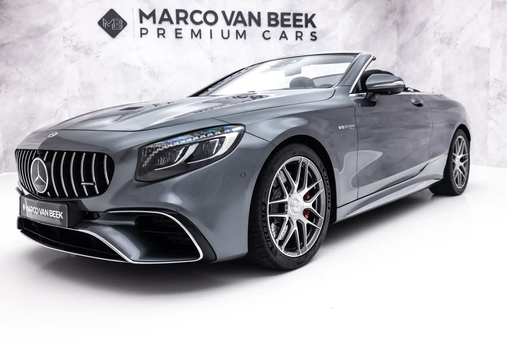 Mercedes-Benz S 63 AMG Cabrio 4MATIC Premium+ | Carbon | Nachtzicht | Sto Grijs - 1
