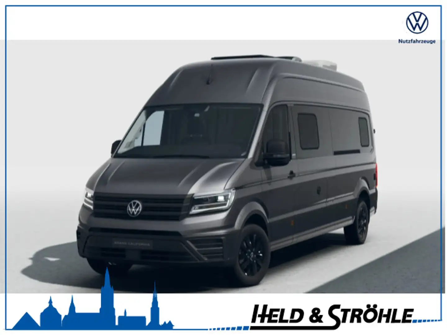 Volkswagen Grand California DIESELHZG HOCHBETT AHK KLIM Grau - 1