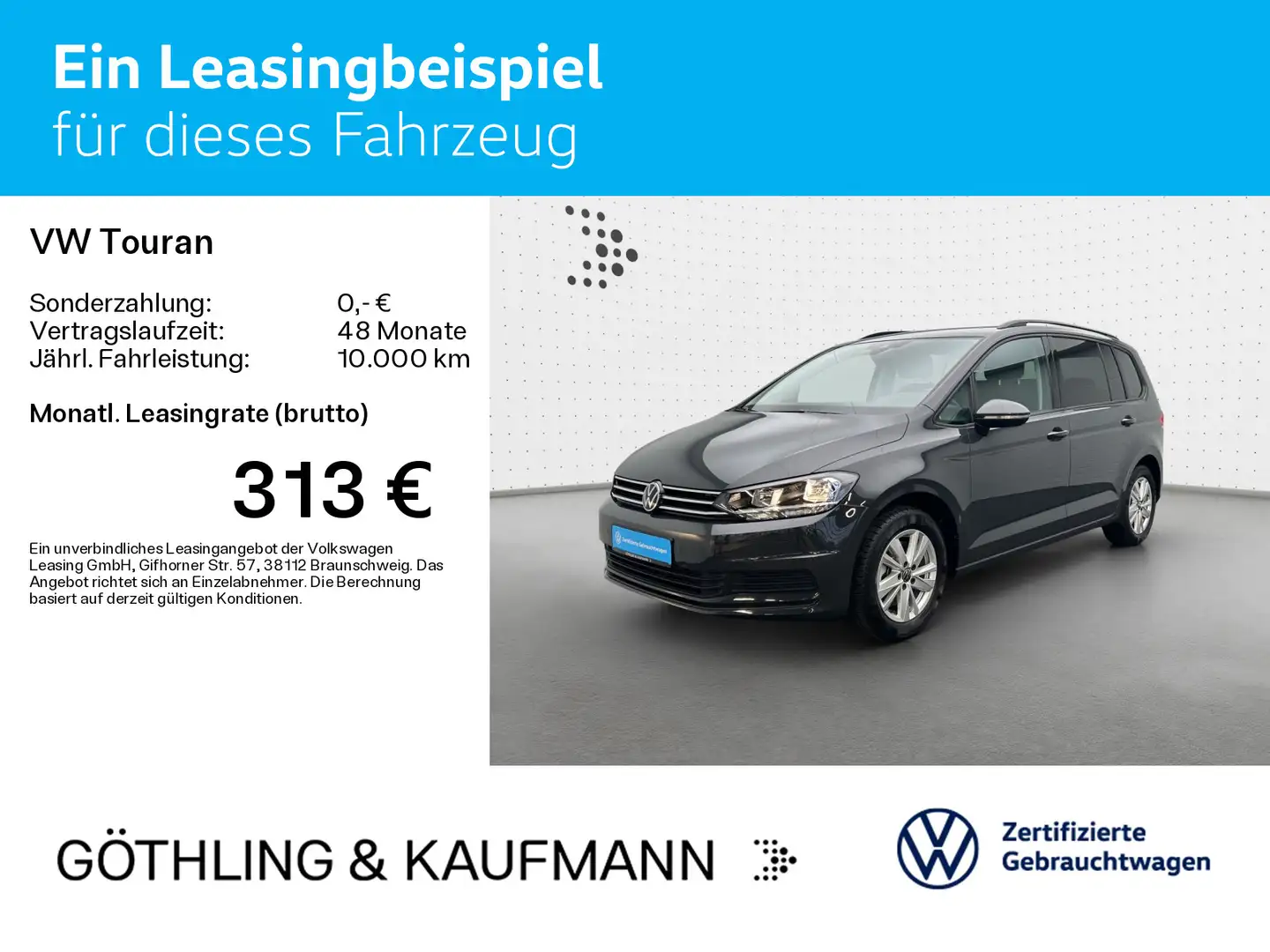 Volkswagen Touran Comfortline 1.5 TSI*NAVI*SHZ*KAM*ASG*el.H Grau - 2