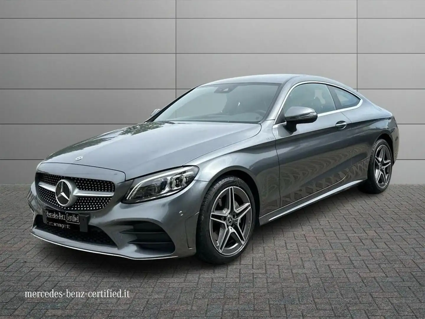 Mercedes-Benz C 220 Coupe d Premium auto Grigio - 1