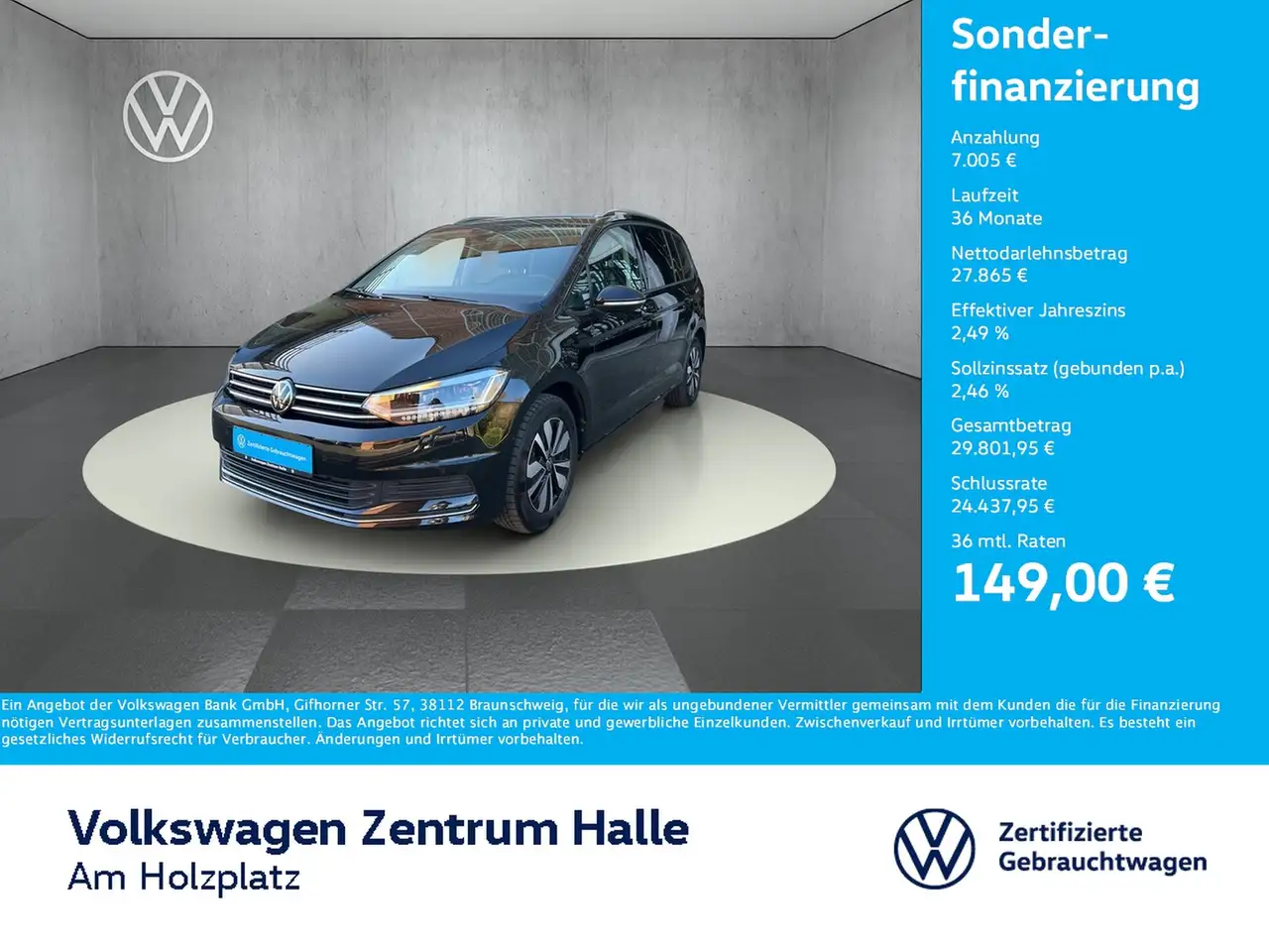 Volkswagen Touran 1.5 TSI Goal DSG