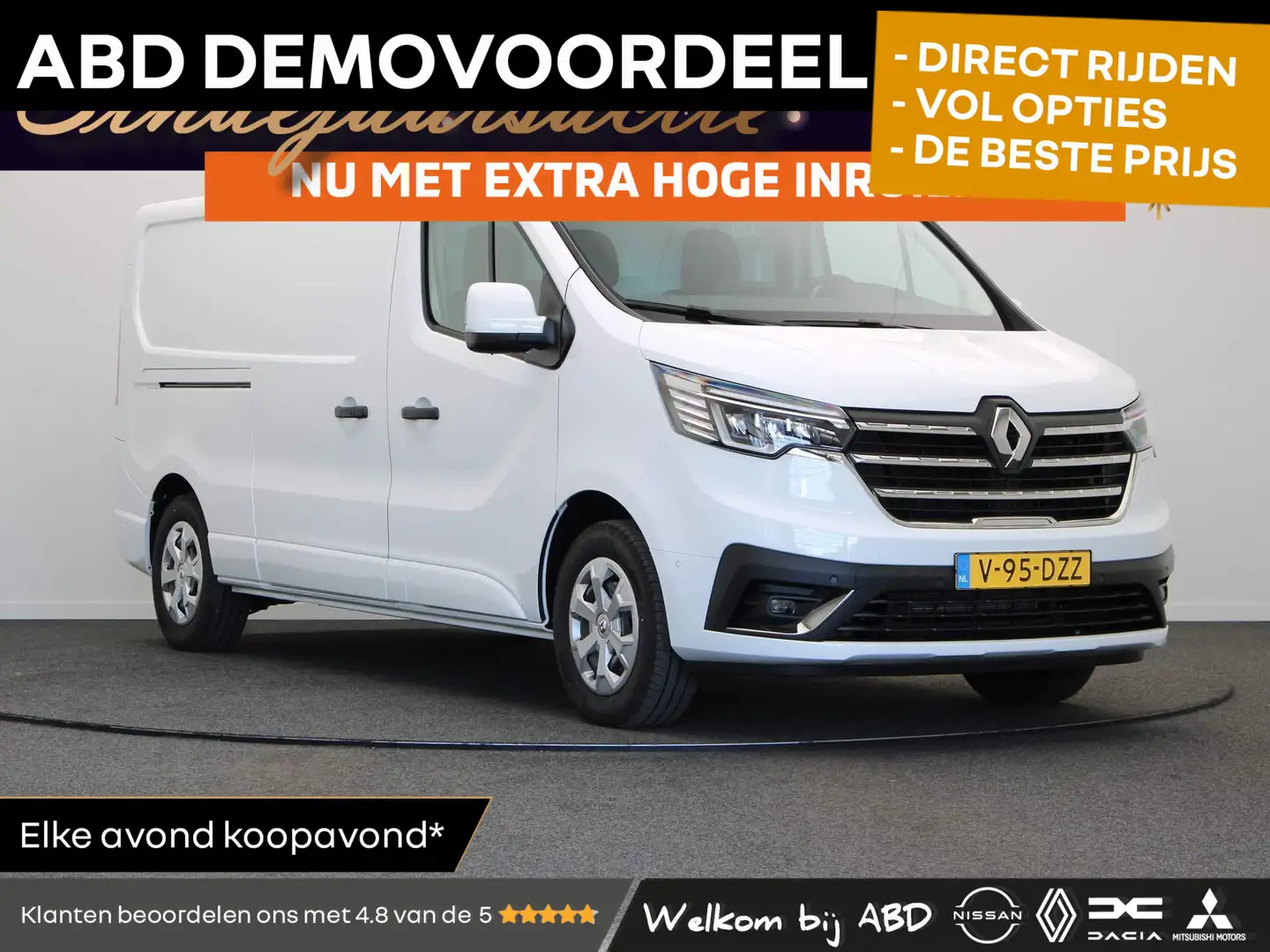 Renault Trafic E-Tech T29 L2H1 Comfort 52 kWh | Parkeersensoren r Blanc - 1