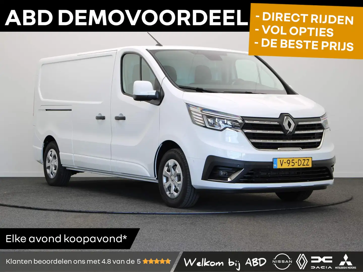Renault Trafic E-Tech T29 L2H1 Comfort 52 kWh | Parkeersensoren r Wit - 1