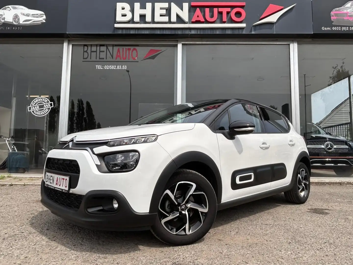Citroen C3 Aircross 1.2/AIRCO/NAVI/CARPLAY/26.530 KM/GARANTIE 12 MOIS Blanc - 1