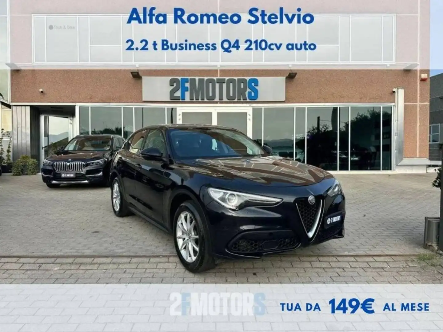 Alfa Romeo Stelvio 2.2 t Business Q4 210cv auto Schwarz - 1