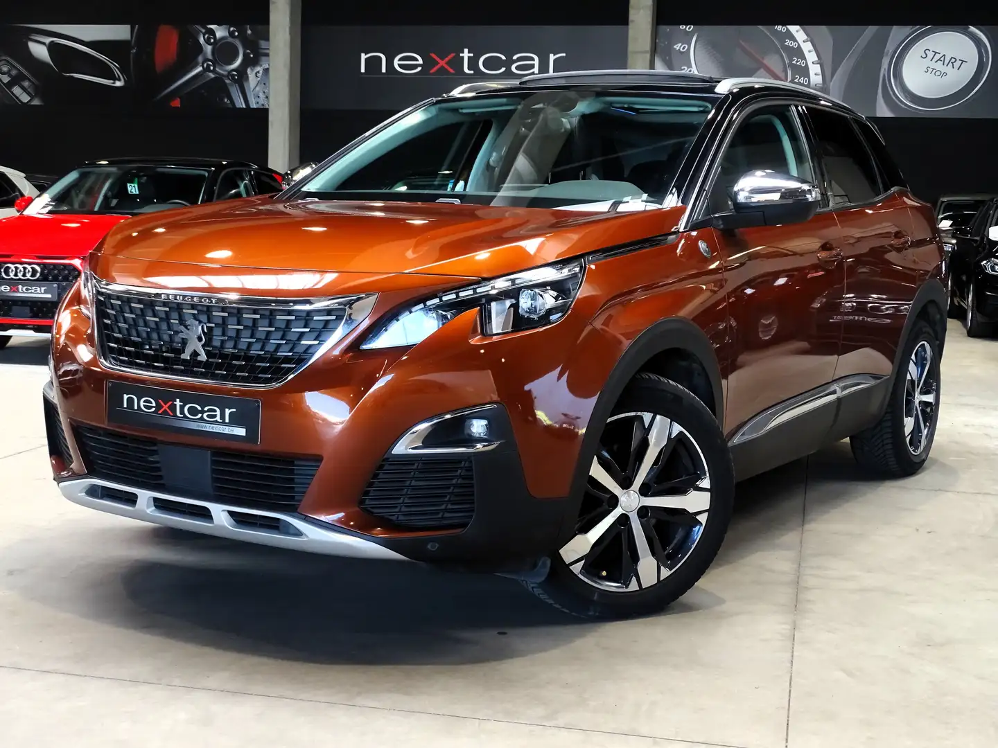 Peugeot 3008 1.2i Crossway *NAVI-PANO-CRUISE-ANGLES MORT-JA18* Bruin - 1
