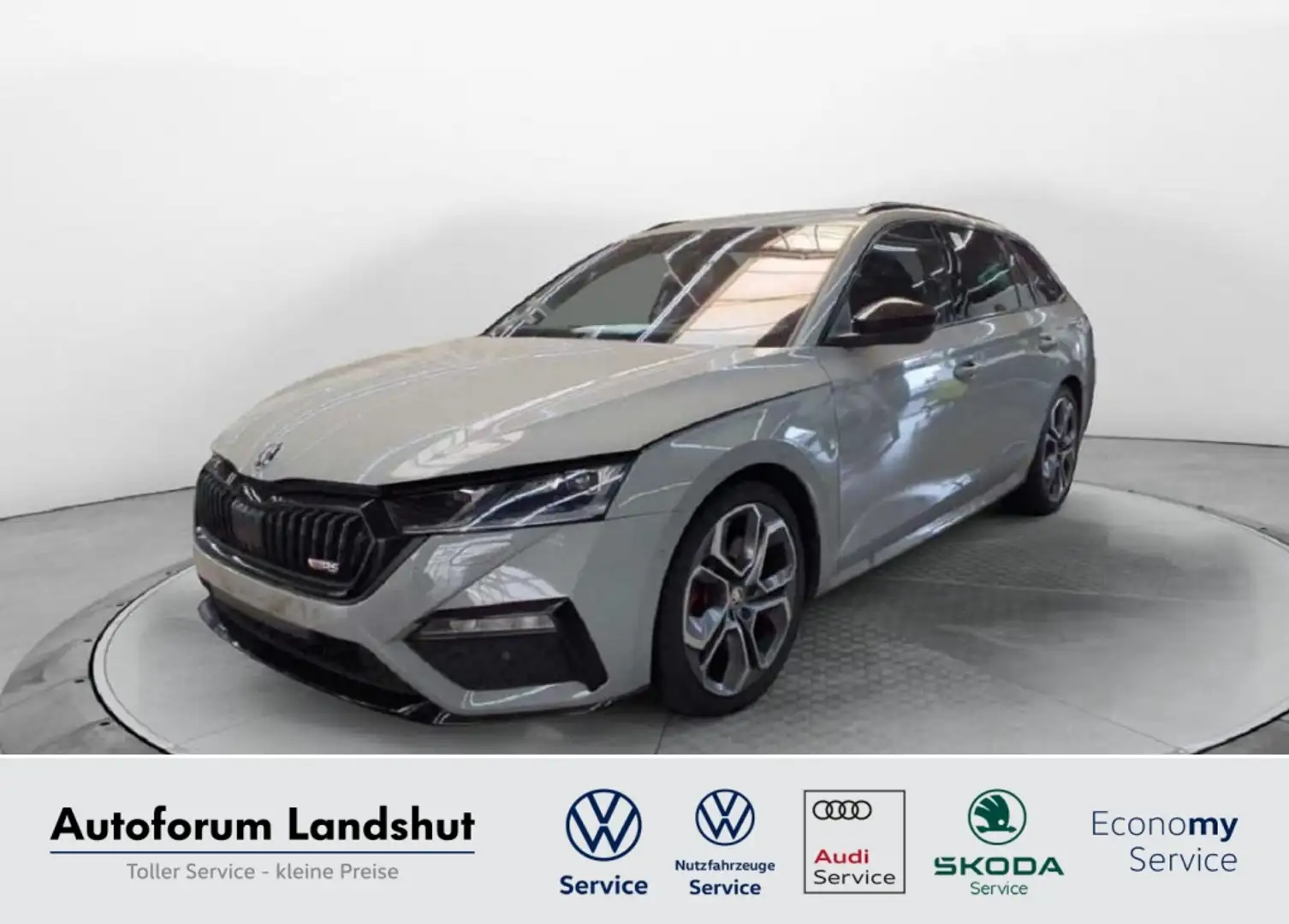 Skoda Octavia Combi 2.0 TSI RS PANO/HuD/ACC/DCC/LED/SH Grijs - 1