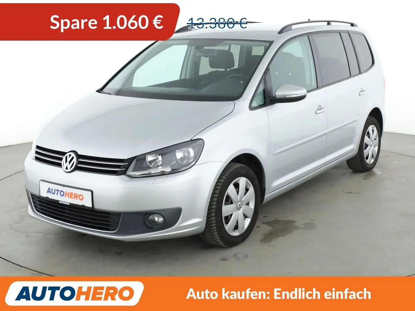Volkswagen Touran 1.4 TSI Comfortline *NAVI*TEMPO*PDC*SHZ*KLIMA* Silber - 1