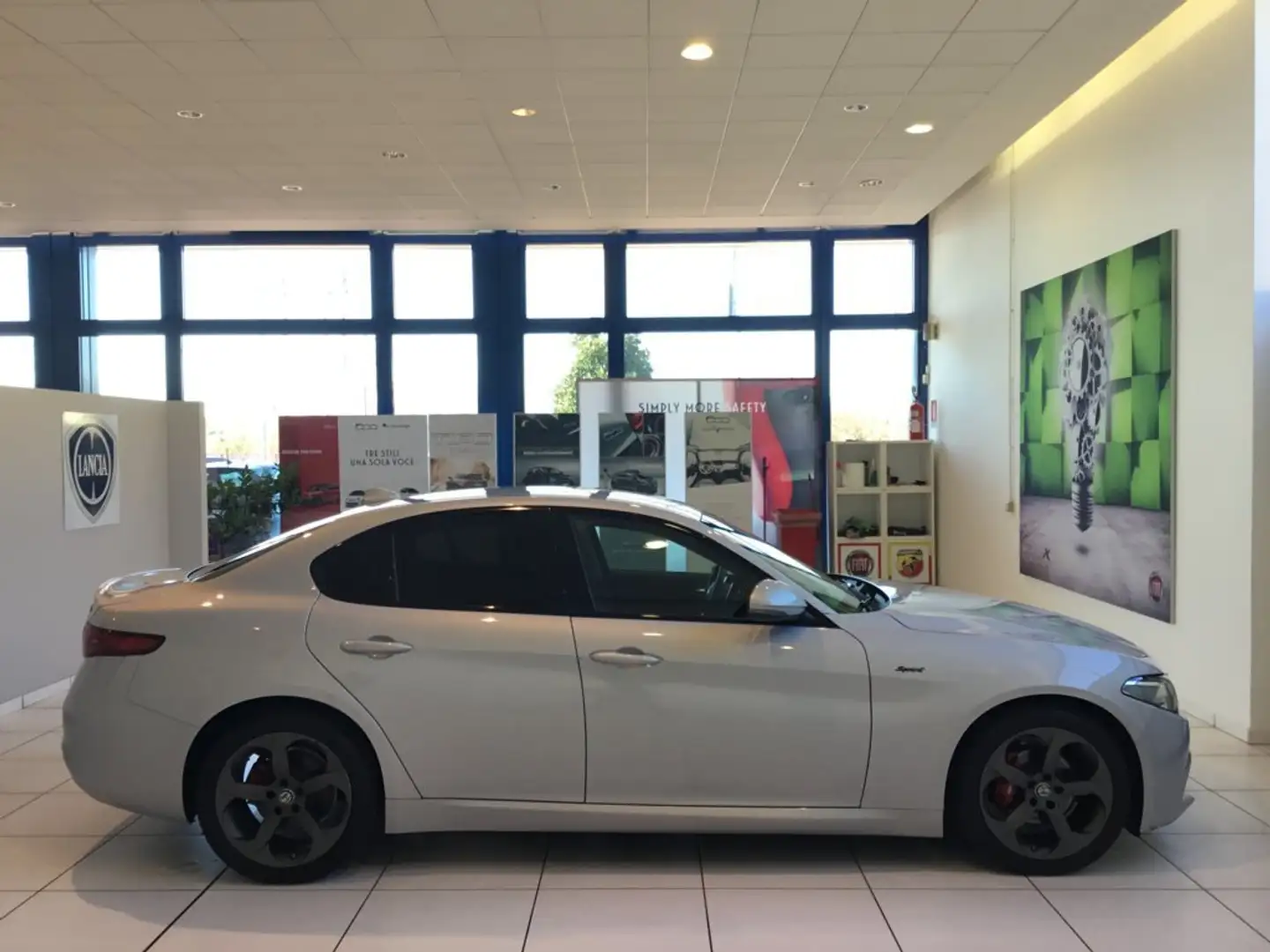 Alfa Romeo Giulia 2.2 Turbodiesel 190 CV AT8 Sprint Q2 Blanc - 2