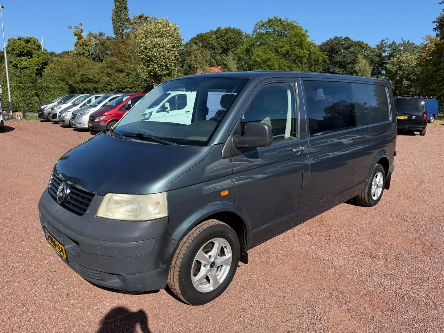 Volkswagen Transporter 2.5 TDI 96KW DC Dubbel Cabine Marge auto! Gris - 1