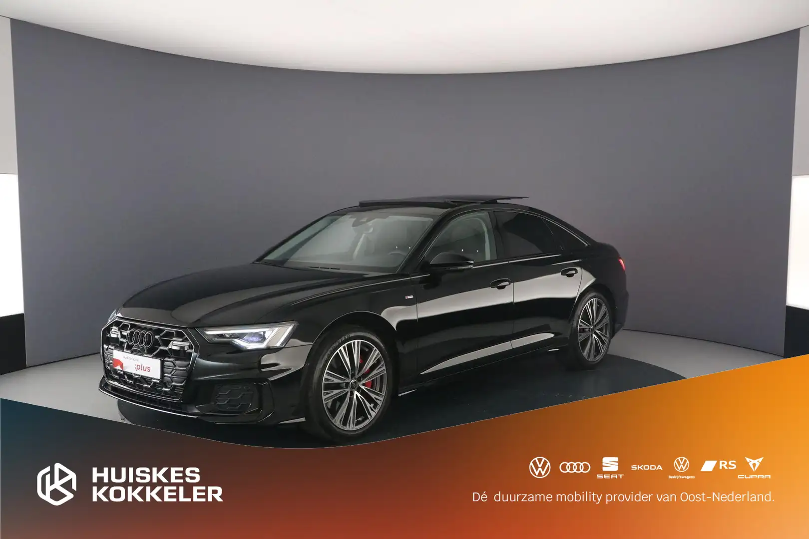 Audi A6 Limousine 55 TFSI e quattro Pro Line S Competition Zwart - 1