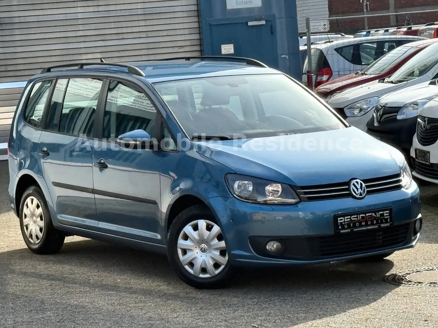 Volkswagen Touran 1.2 TSI*NAVI*TEMP*7SITZER*AHK*SHZ*2HD*TOP Blau - 2