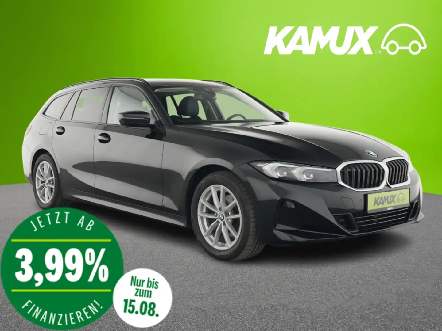 BMW 320 d Touring Steptronic+LED+NAVI+VIRTUAL Noir - 1