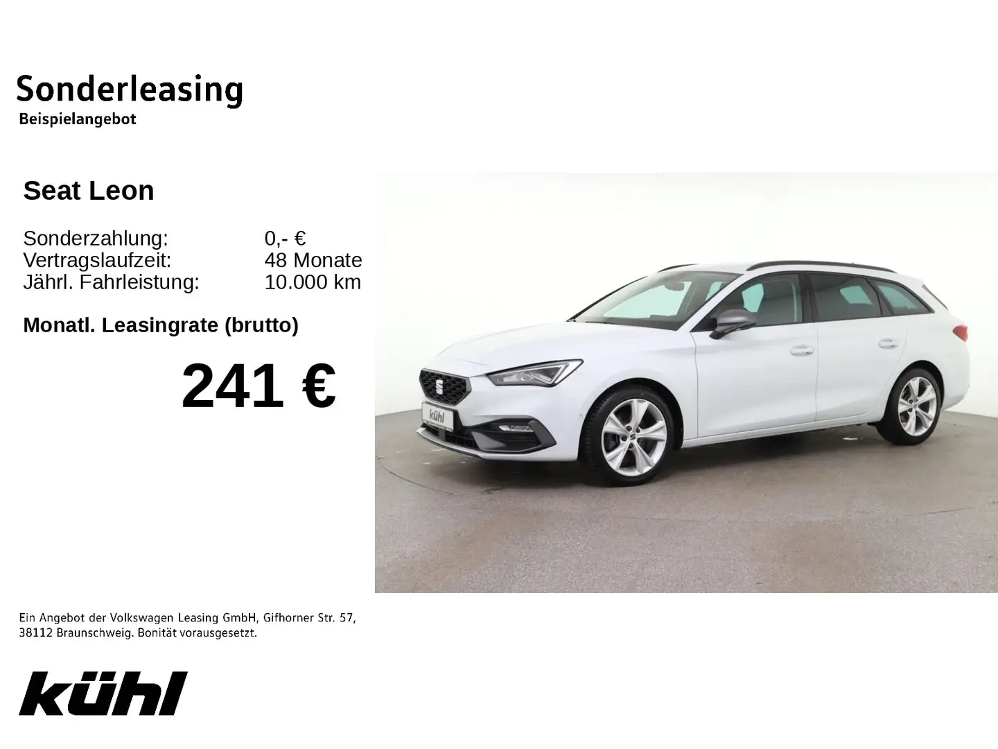 SEAT Leon SP 1.5 eTSI DSG FR LED Kamera App Navi Weiß - 1