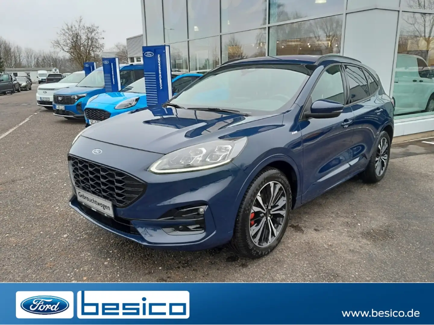 Ford Kuga ST-Line X+LED+PDC+DAB+B&O+NAV+LMF+KeyFree+ Bleu - 1