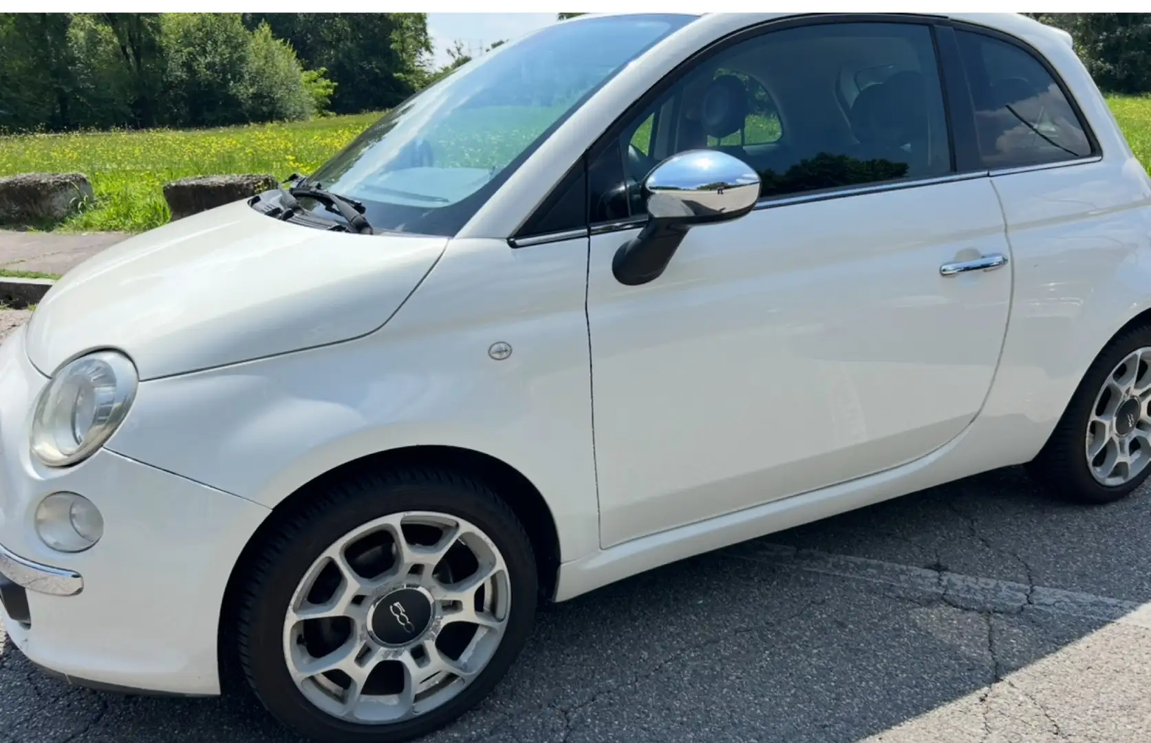 Fiat 500 1.4 16v Sport 100cv GPL Blanc - 1