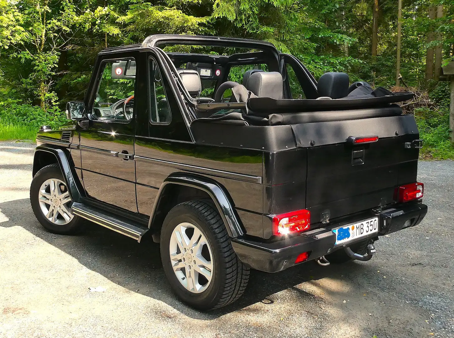 Mercedes-Benz G 350er   schön !  kurz  Cabrio  schwarz Noir - 1