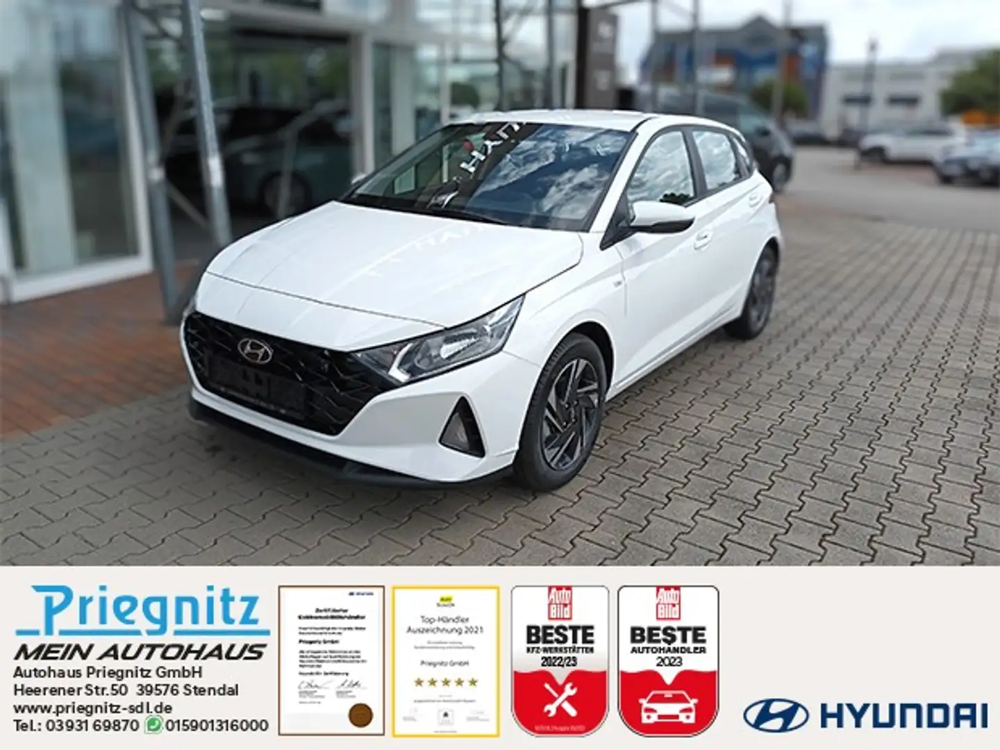 Hyundai i20 1.0 T-Gdi 48V 120 PS Trend Blanc - 1