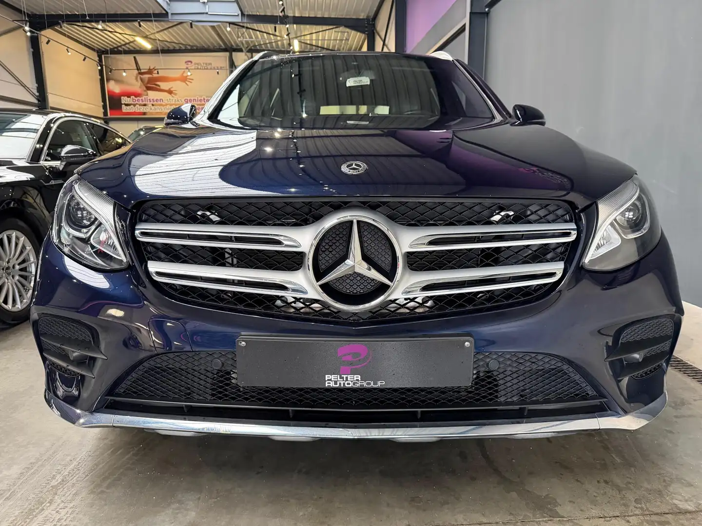 Mercedes-Benz GLC 220 d 4 Matic AMG Pakket FULL Garantie Topstaat! Kék - 2