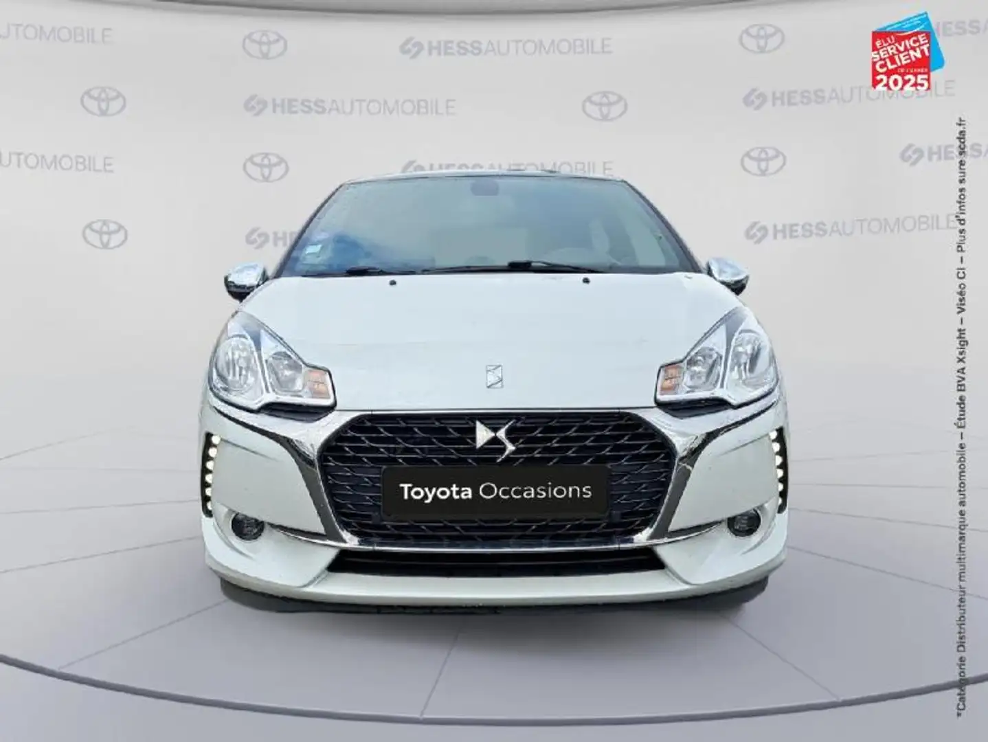 DS Automobiles DS 3 PureTech 110ch Connected Chic Automatique GPS Came Blanc - 2