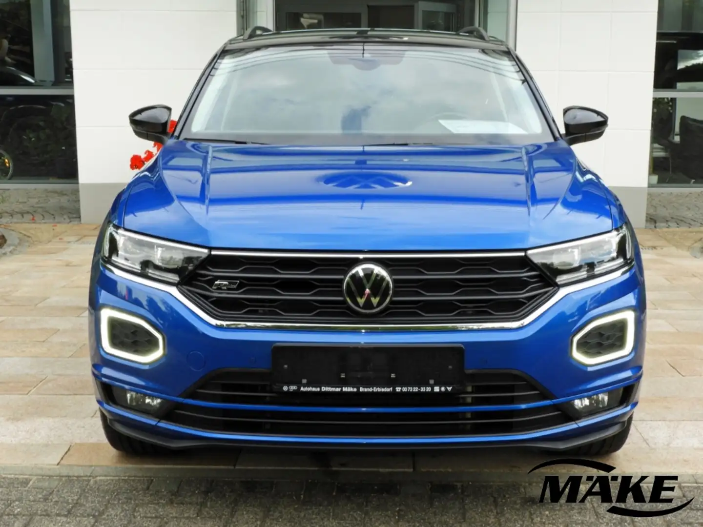 Volkswagen T-Roc R-Line 2.0 TDI 4motion DSG AHZV PDC NAV RFK LED Blau - 2