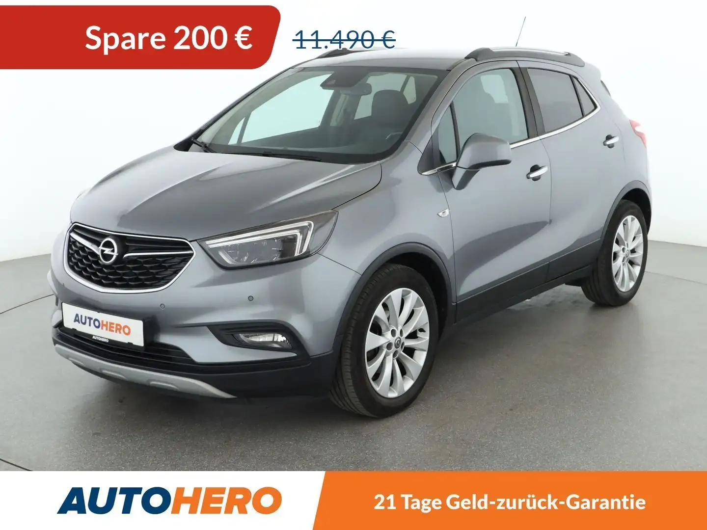 Opel Mokka X 1.4 Turbo Excellence Start/Stop *NAVI*CAM*SHZ*LHZ* Grau - 1