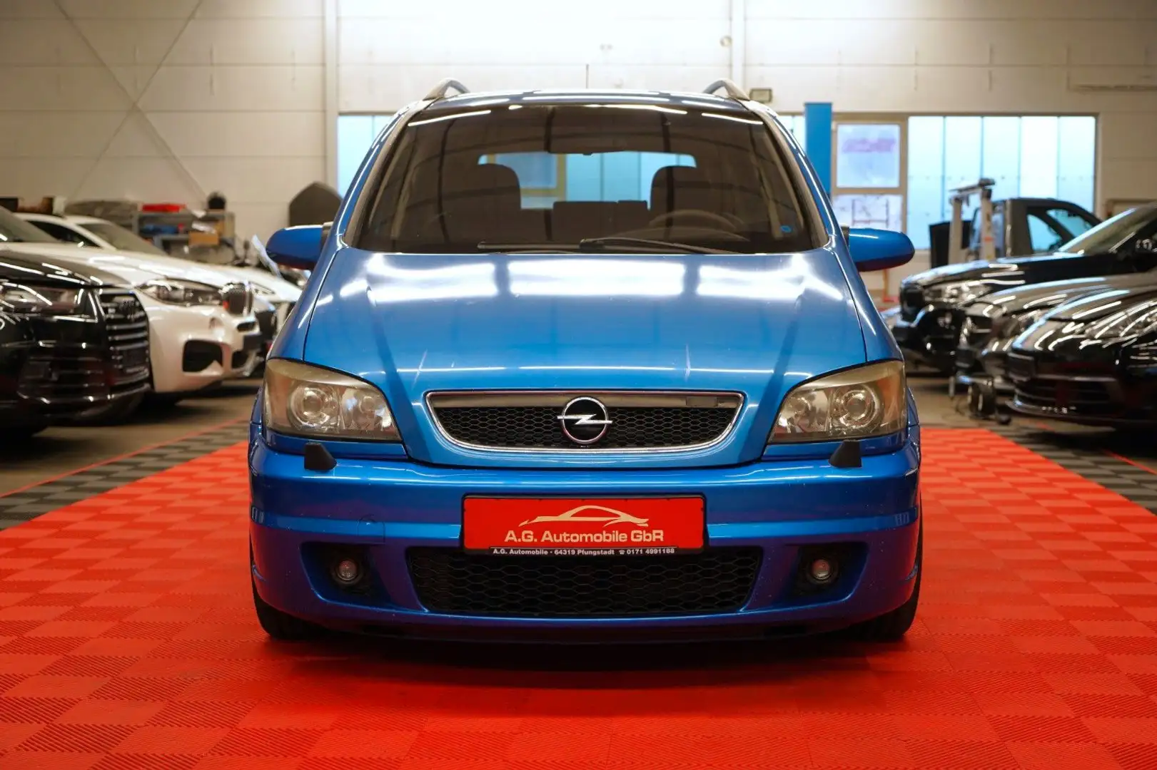 Opel Zafira A OPC 2.0 Turbo 200 PS*7Sitz*Xenon*AHK* Azul - 2