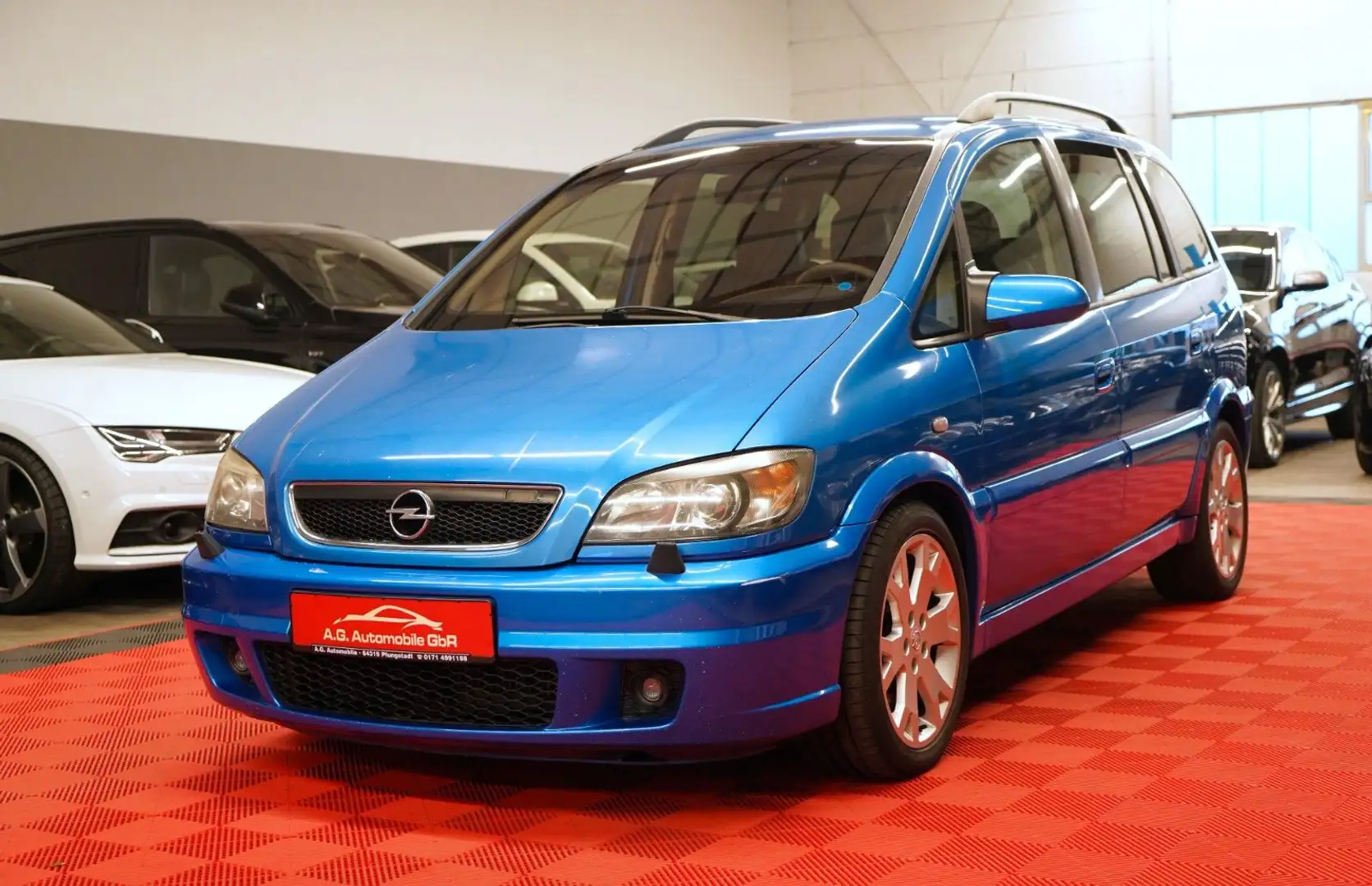 Opel Zafira A OPC 2.0 Turbo 200 PS*7Sitz*Xenon*AHK* Azul - 1
