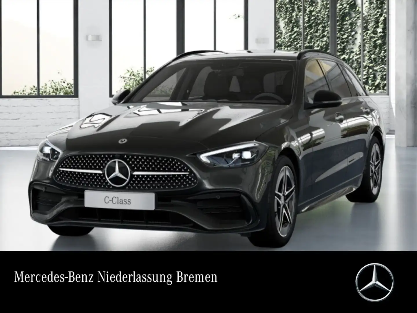 Mercedes-Benz C 300 e T AMG+NIGHT+LED+KAMERA+KEYLESS+9G Gris - 1