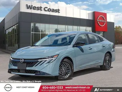 Gray 2026 Nissan Sentra Sedan Front-Wheel Drive Continuously Variable Transmission