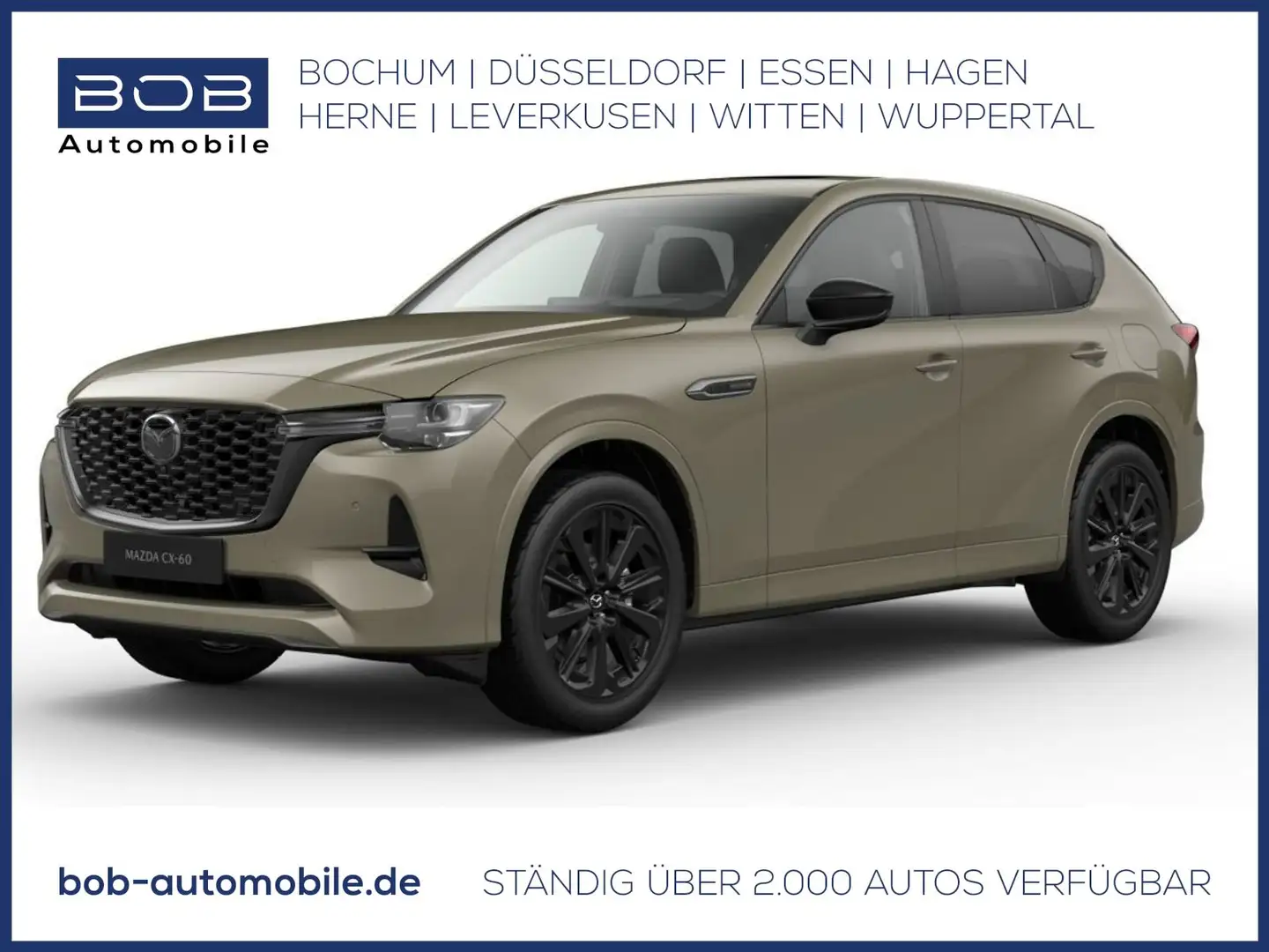 Mazda CX-60 3.3 e-SKYACTIV D 254 8AWD Homura Plus SD Beige - 1