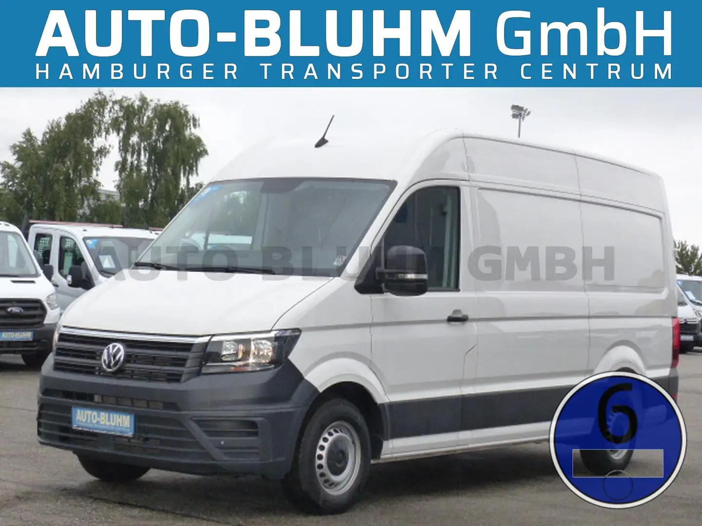 Volkswagen Crafter 35 TDI Kasten L3H3 + Klima 3-Sitze PDC Weiß - 1