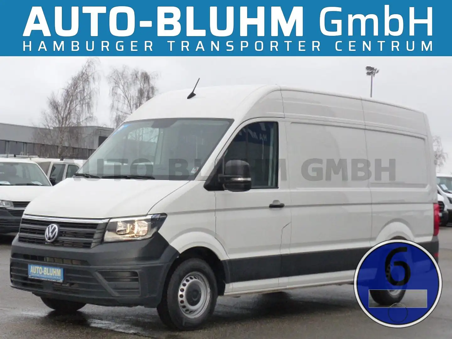 Volkswagen Crafter 35 TDI Kasten L3H3 + Klima 3-Sitze PDC Weiß - 1