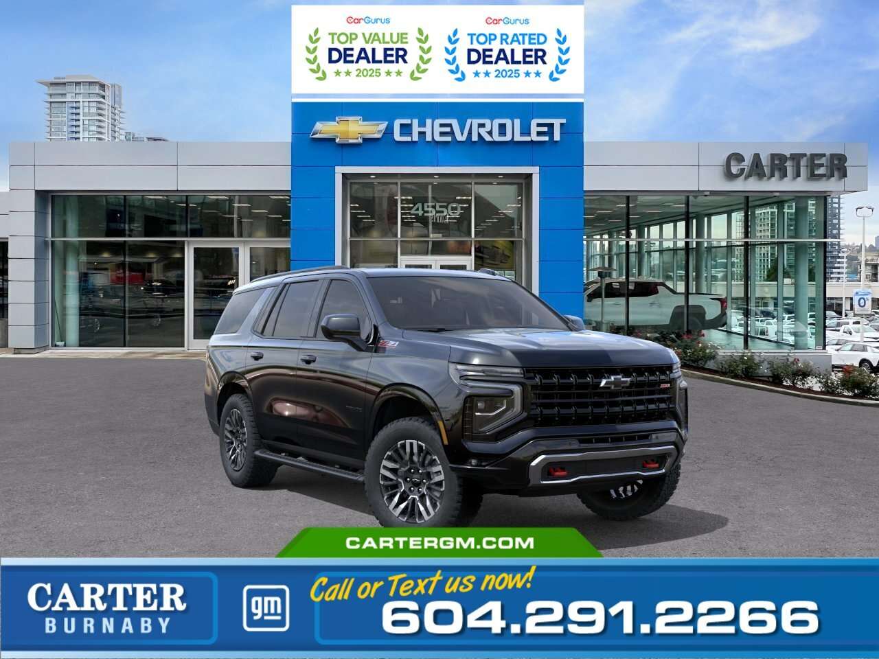 Black 2026 Chevrolet Tahoe Z71 4WD SUV / Crossover Four-Wheel Drive Automatic