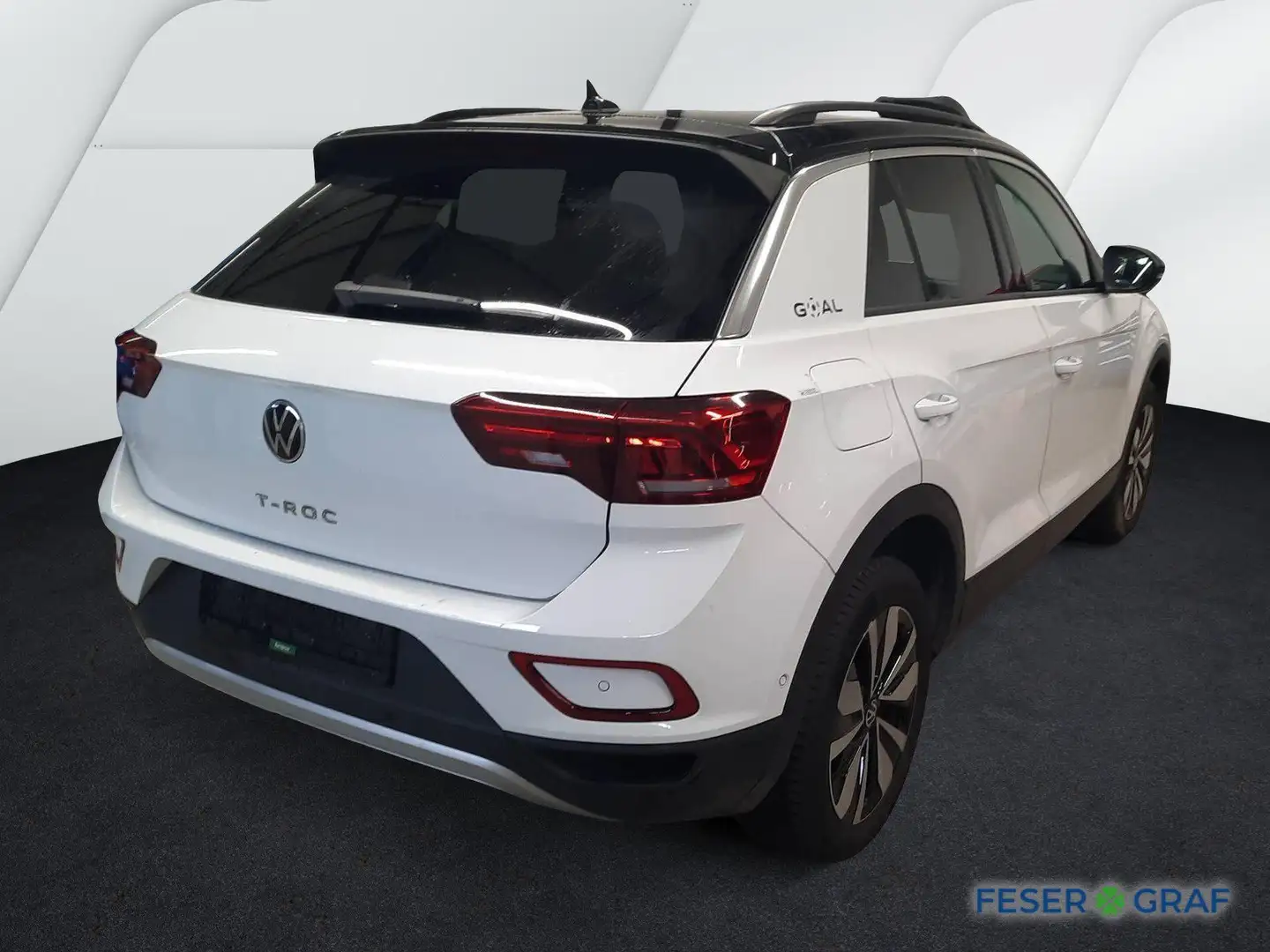 Volkswagen T-Roc GOAL 2.0 TDI DSG AHK RFK LED ACC Navi Weiß - 2