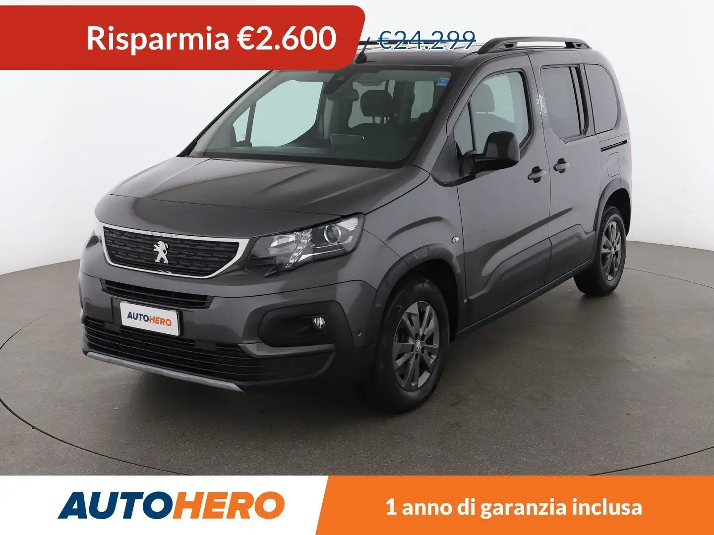Peugeot Rifter 1.2 PureTech Allure 130 CV EAT8 Grigio - 1