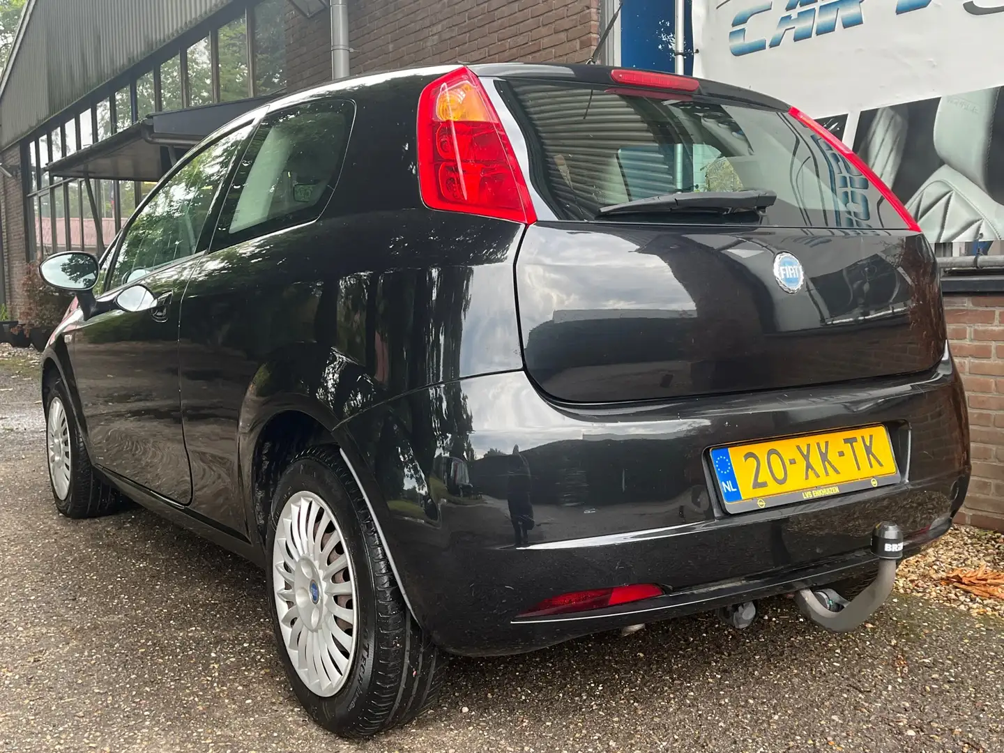 Fiat Grande Punto 1.4 Dynamic|Automaat| Zwart - 2