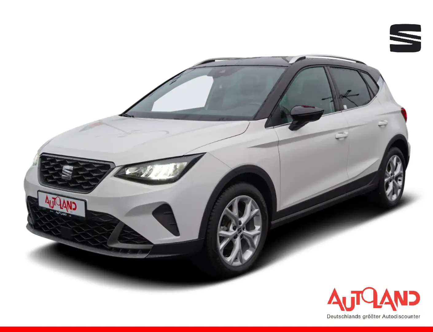 SEAT Arona 1.0 TSI FR LED Navi FullLink Sitzheizung Weiß - 1