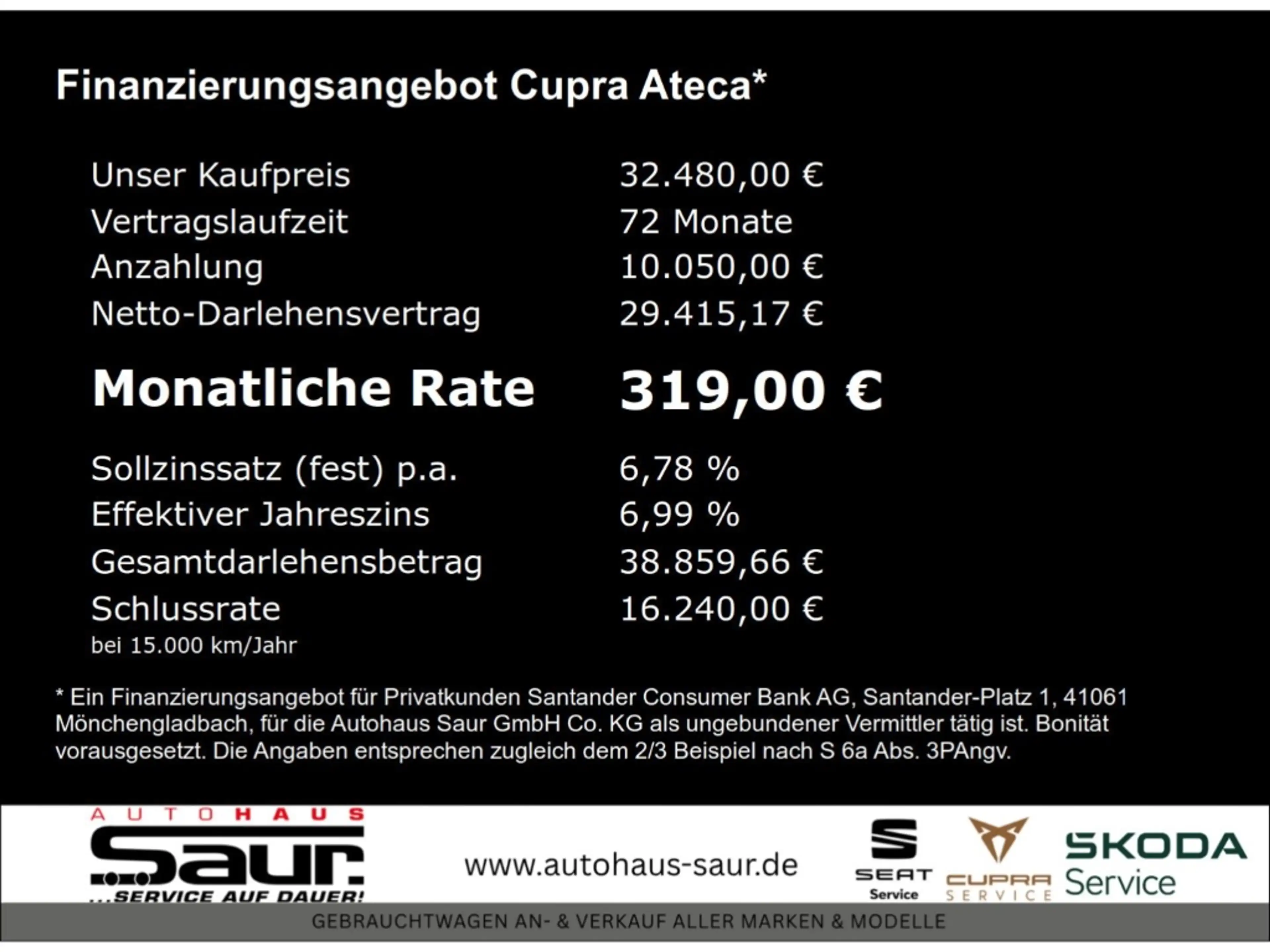 CUPRA Ateca 4Drive 2.0 TSI DSG RÜCKKAMERA KLIMA FULL LINK NAVI — photo 4