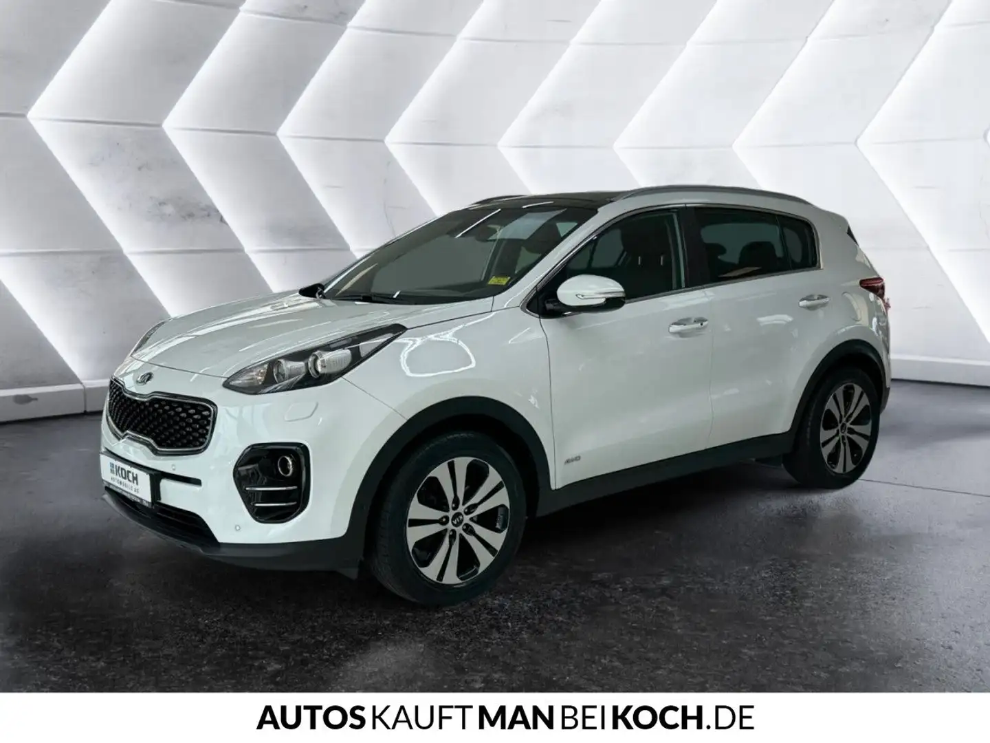 Kia Sportage 2.0 CRDi DCT Platinum Edition 4WD AHK NAV Weiß - 2